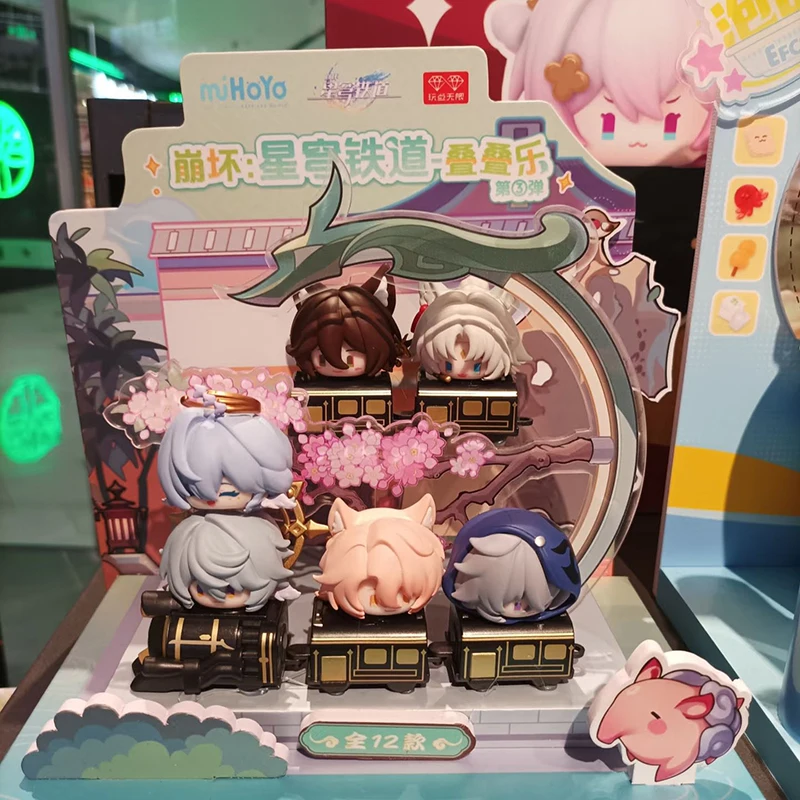 

2025 Mihoyo Honkai Star Rail Vol 3 Chibi Figure Blind Box Set - Stackable Anime Collection Game Character Mini Statues Gift Toy