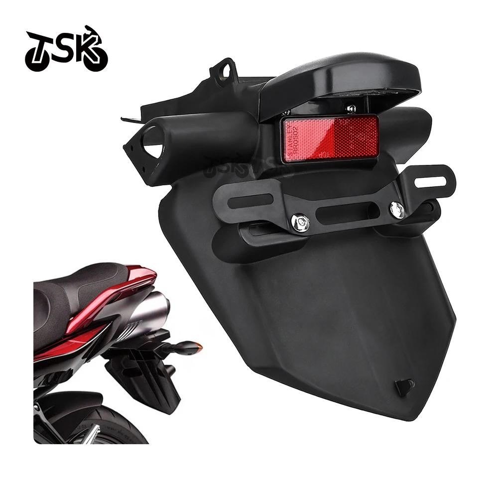 

Rear Fender Mudguard License Plate Turn Light Holder For Yamaha Fz6 Fz 600 2004-2009 FZ6N FZ6S Motorcycle Accessories