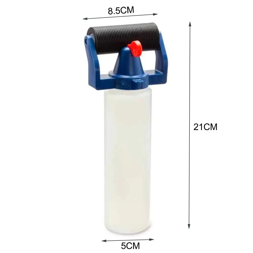 หมวกร้อนไม้ขวดกาว 8 ออนซ์ DIY Applicator ขวดพลาสติก PE เครื่องมือหัตถกรรมกาว Applicator Roller Dispenser ไม้