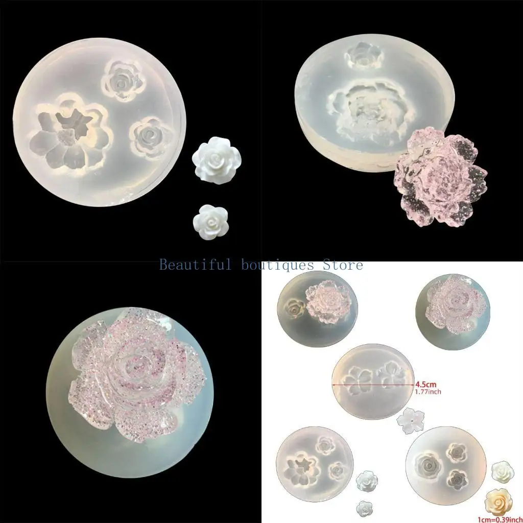 

U4LF блестящая глянцевая геометрическая форма с различными цветами, силиконовая форма для эпоксидной смолы, брелок «сделай сам»,