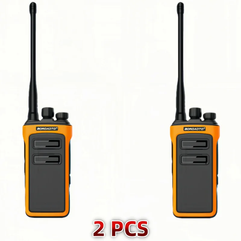 MOTOWEISU Draagbare tweeweg lange afstand krachtige walkie-talkie UHF 400-470 Mhz VOX Helder geluid Upgrade tweewegradio voor buiten
