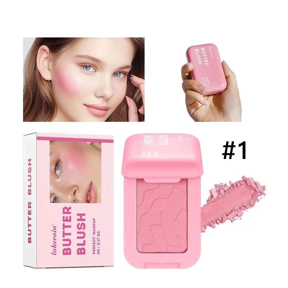 New Velvet Butter Blush Cream Highly pigmented Long-lasting Natural Cheek Tint Waterproof Smudge-proof Face Powder Blush