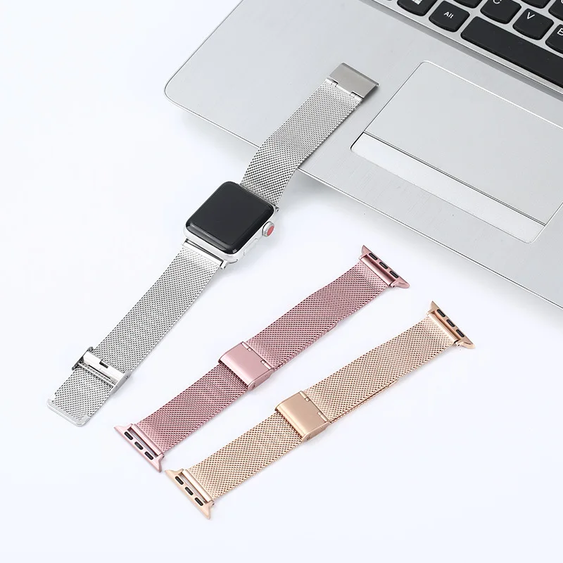 Strap For Apple Watch Band 45mm 44mm 42mm Watchband Metal Correa 38 40 mm 42mm Stainles Steel Bracelet Iwatch Serie 7 6 SE 5 4 3