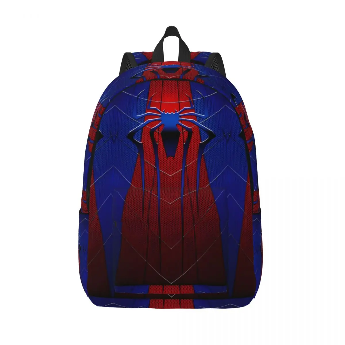 Spider Web Art Spiderman Spiderverse Cool Backpack with Pocket High School Business Daypack for Men Women College Canvas Bags