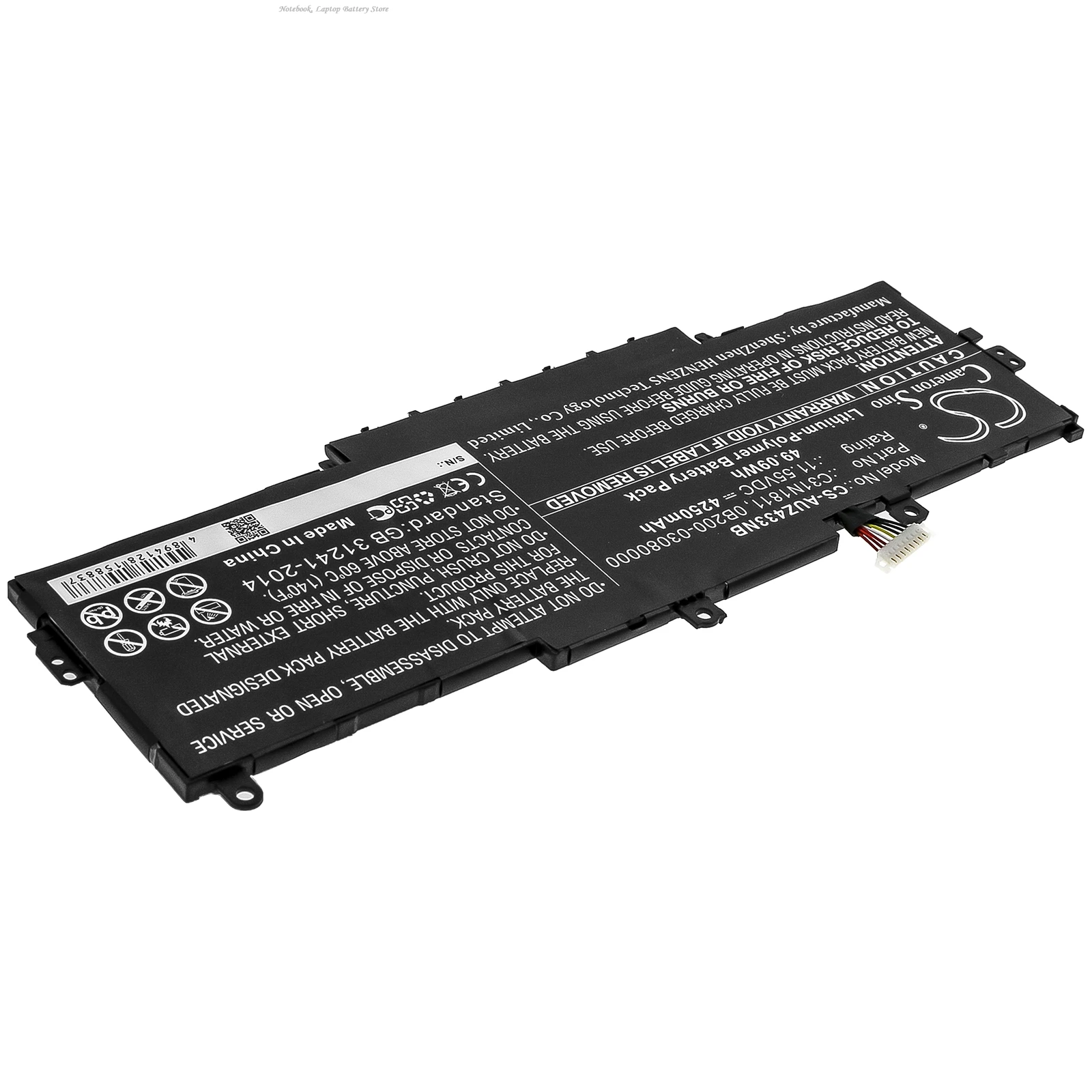 Imagem -03 - Bateria do Portátil para Ferramenta Asus Zenbook 14 Series C31n1811 Ux433fn-bp8201ta5080ta5187ra5188ra5044tu4300fux433 11.55v 4250mah +