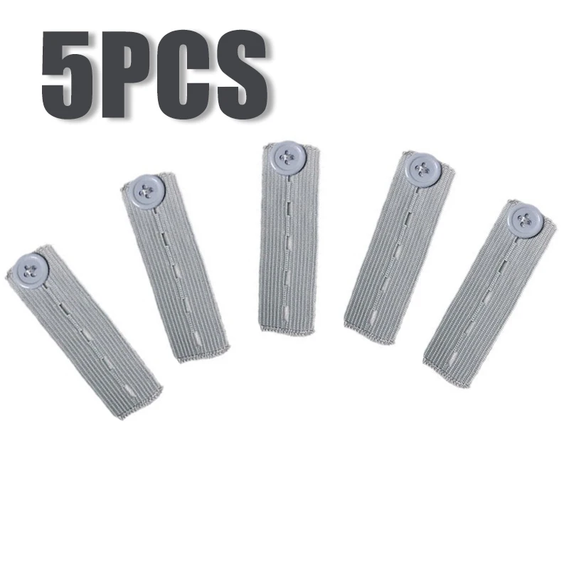 1/5PC Elastische Taille Extender Gürtel Praktische Taille Verlängerung Schnalle Für Schwangere Frauen Männer Frauen Jeans Verstellbarer Bund