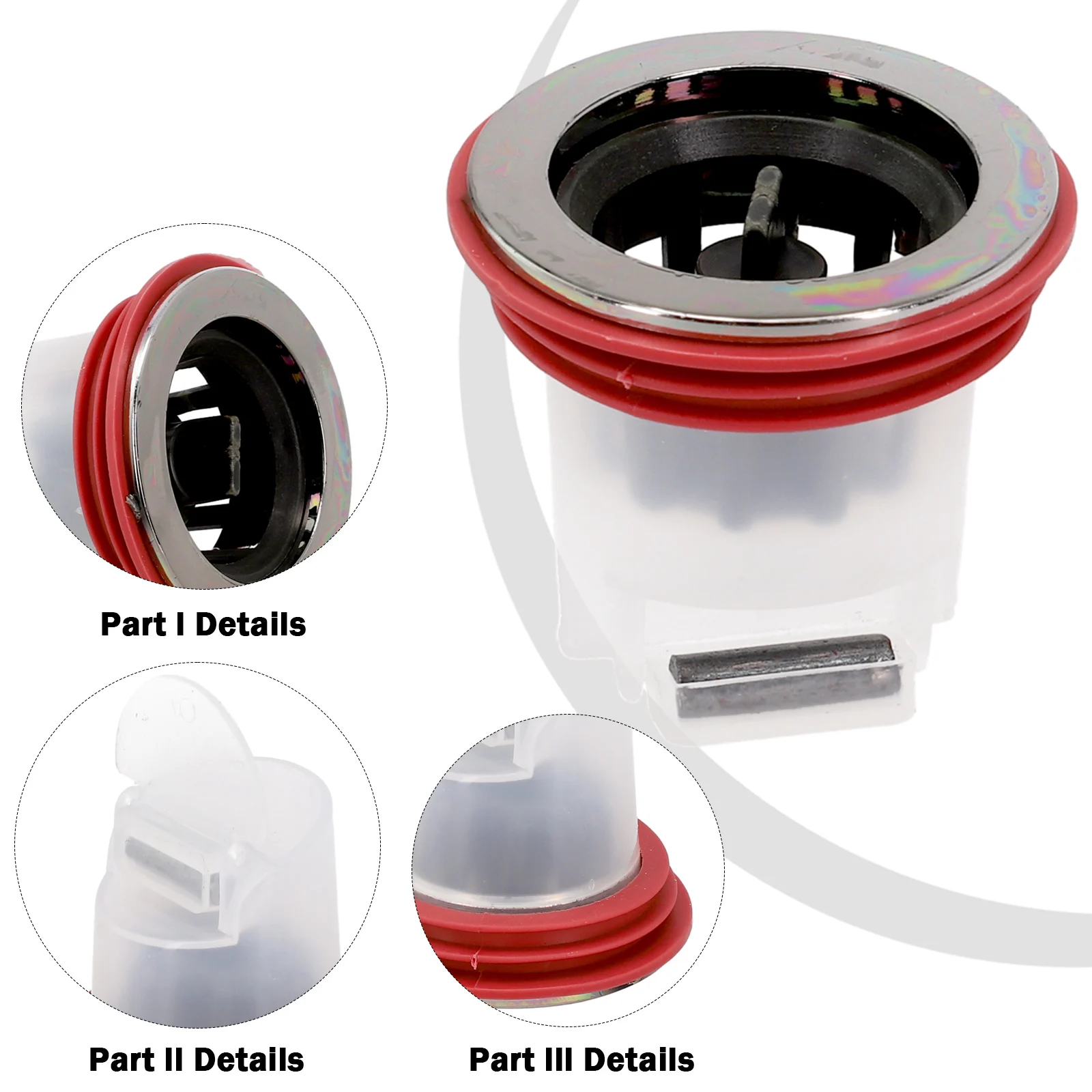 Floor Drain Core ABS Shower Floor Drain Plug Insect Proof Odor Proof Bathroom Odor-resistant Trap Siphon Tools