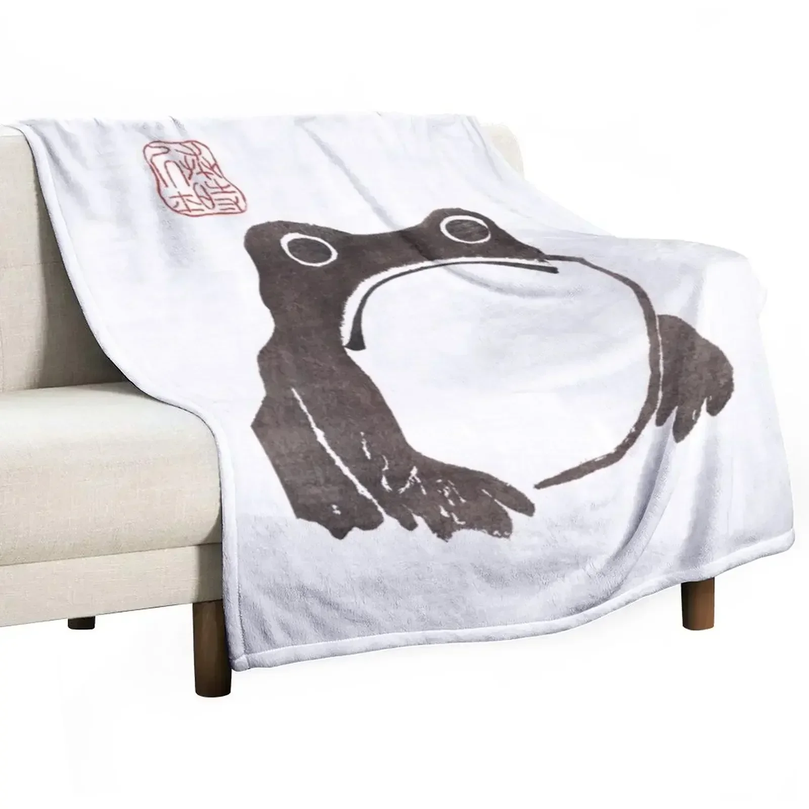 Grumpy FrogMatsumoto Hoji Throw Blanket Hair Luxury Thicken Bed Fashionable Heavy Weighted Soft Blankets