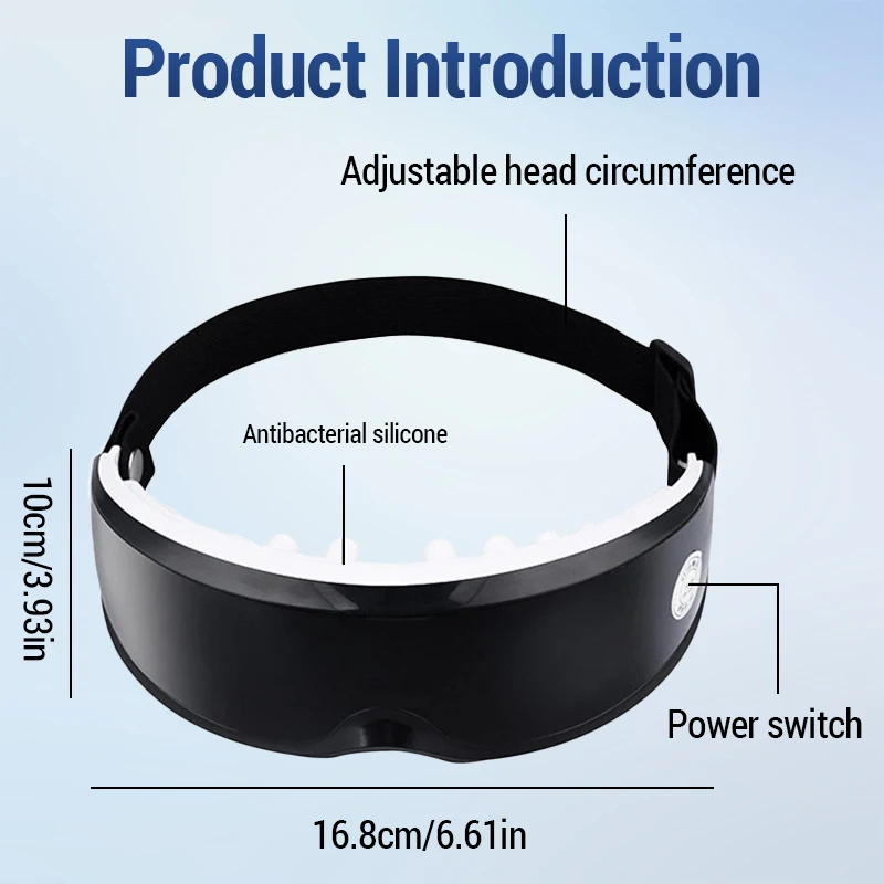 9-modi Oogmassageapparaat Vibrator Smart Eye Massage Instrument Verwijdering Verlicht donkere kringen Vermoeidheid Oogbolmassage Gezondheidszorg Cadeau