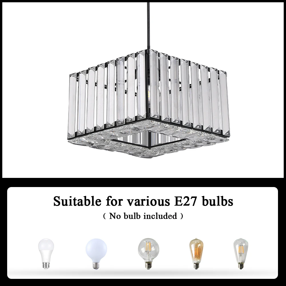 Led Pendant Light Modern Crystal Chandelier Kitchen Island Ceiling Lamp Dining Table Lustre Aisle Home Decor Corridor Fixture