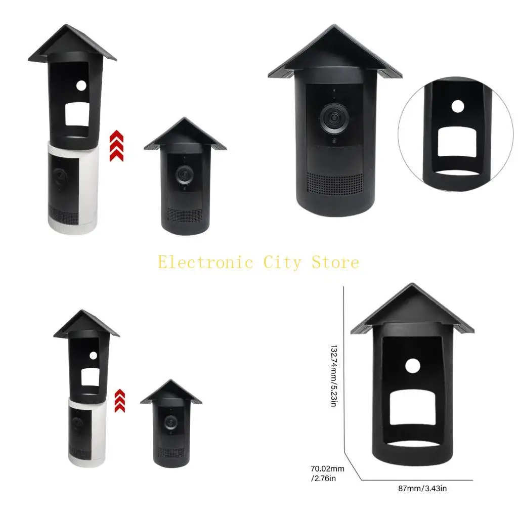 Silicone Protector Cover For Plus CCTV Equipment Dustproof Impact Resistant Case HU8D