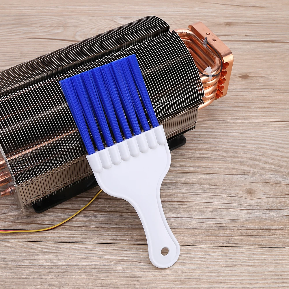 أداة تنظيف زعانف مكثف مكيف الهواء، أداة إصلاح بلاستيكية، فرشاة تنظيف مرنة لأدوات تنظيف المنزلية لمكيف الهواء