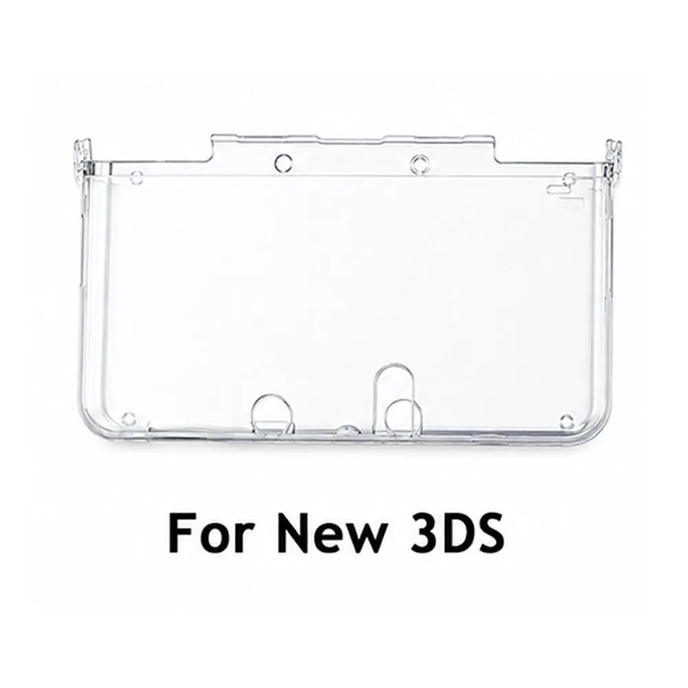 Clear Plastic Protective Hard Shell Transparent Scratch Resistant Skin Case Cover for 3DS 3DS XL LL New 3DS New 3DS XL/LL
