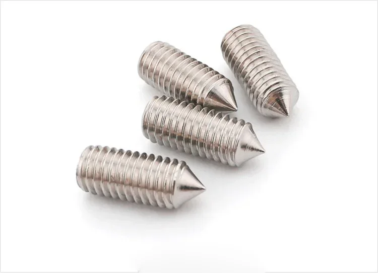 Best1 10pcs M5 stainless steel hex socket tip set screws machine screw installation bolts 20mm-40mm length