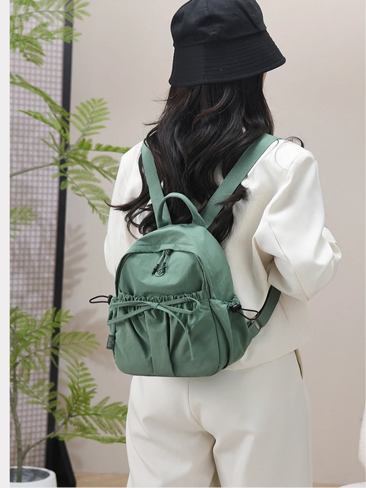 

Jielangi 2025 Новая нейлоновая сумка с двойным плечом для женщин, для путешествий на открытом воздухе, маленькая легкая большая сумка для книг Capaci