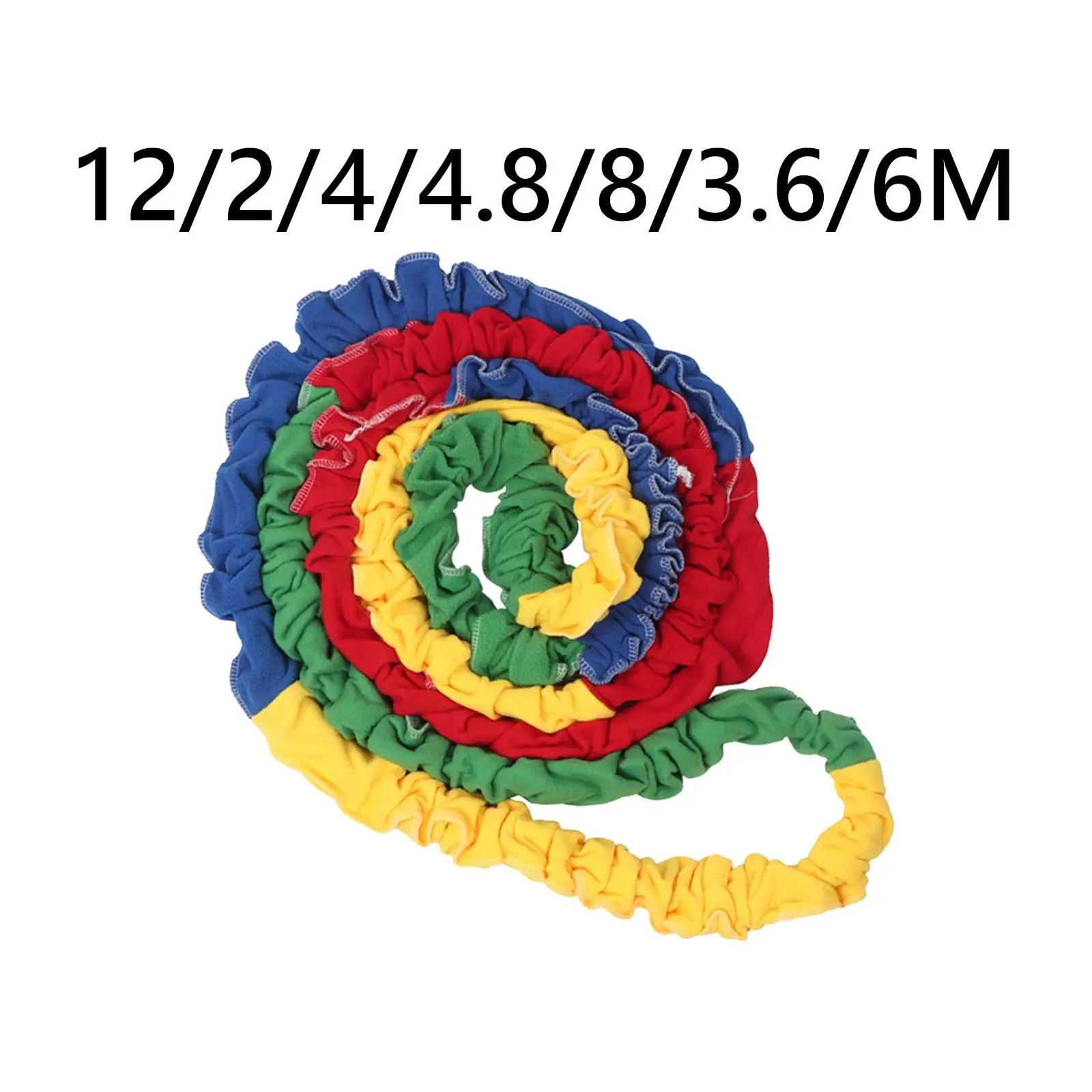 Corda elastica cooperativa premium Movimento dinamico Colore arcobaleno Gruppi Gioca a attività al coperto Fascia di resistenza portatile per bambini