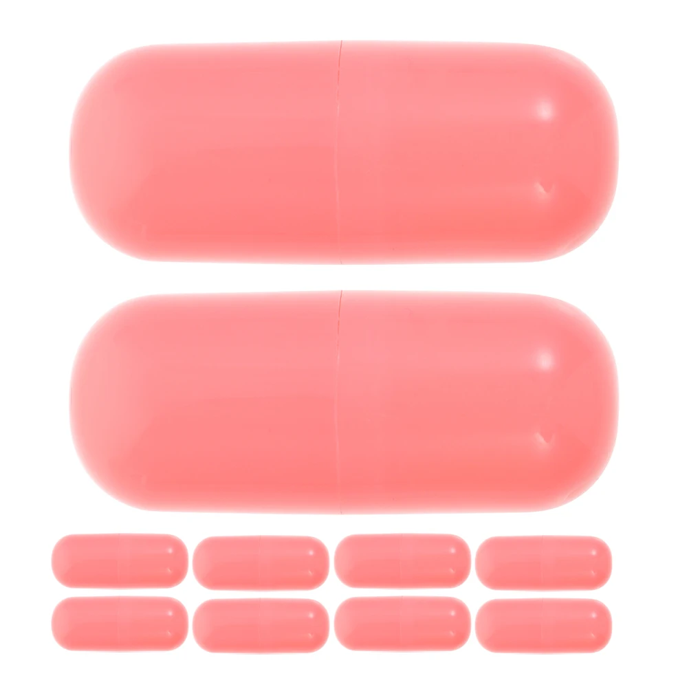 

10 Pcs Mini Lipstick Packaging Boxes Portable Pill Capsules Durable Lip Gloss Containers Travel Case Empty Tubes Stylish Simple