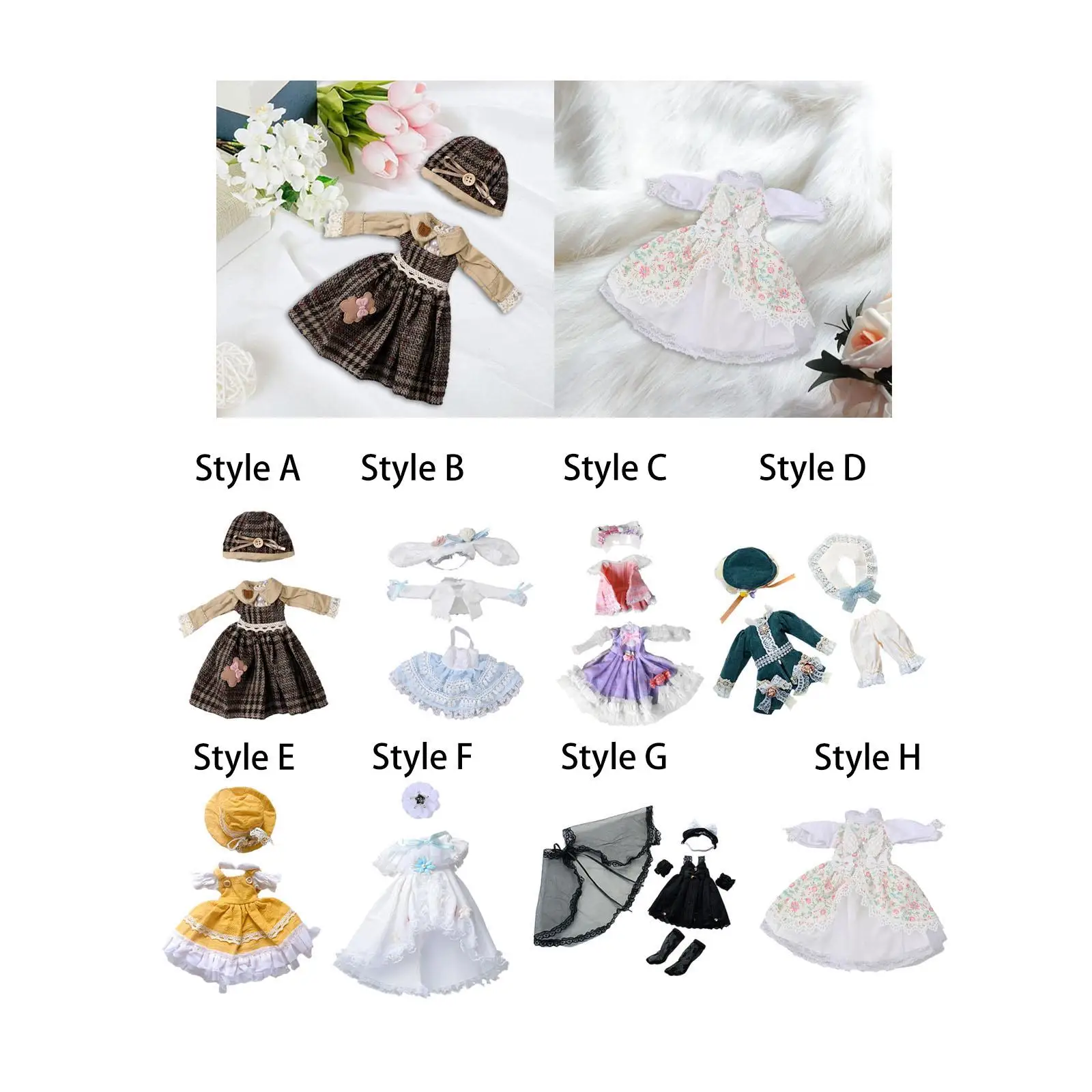 

Платье ручной работы для кукол BJD, масштаб 1:6, модная одежда из премиальной ткани, наряд для шарнирных кукол 30 см, подарок для девочек