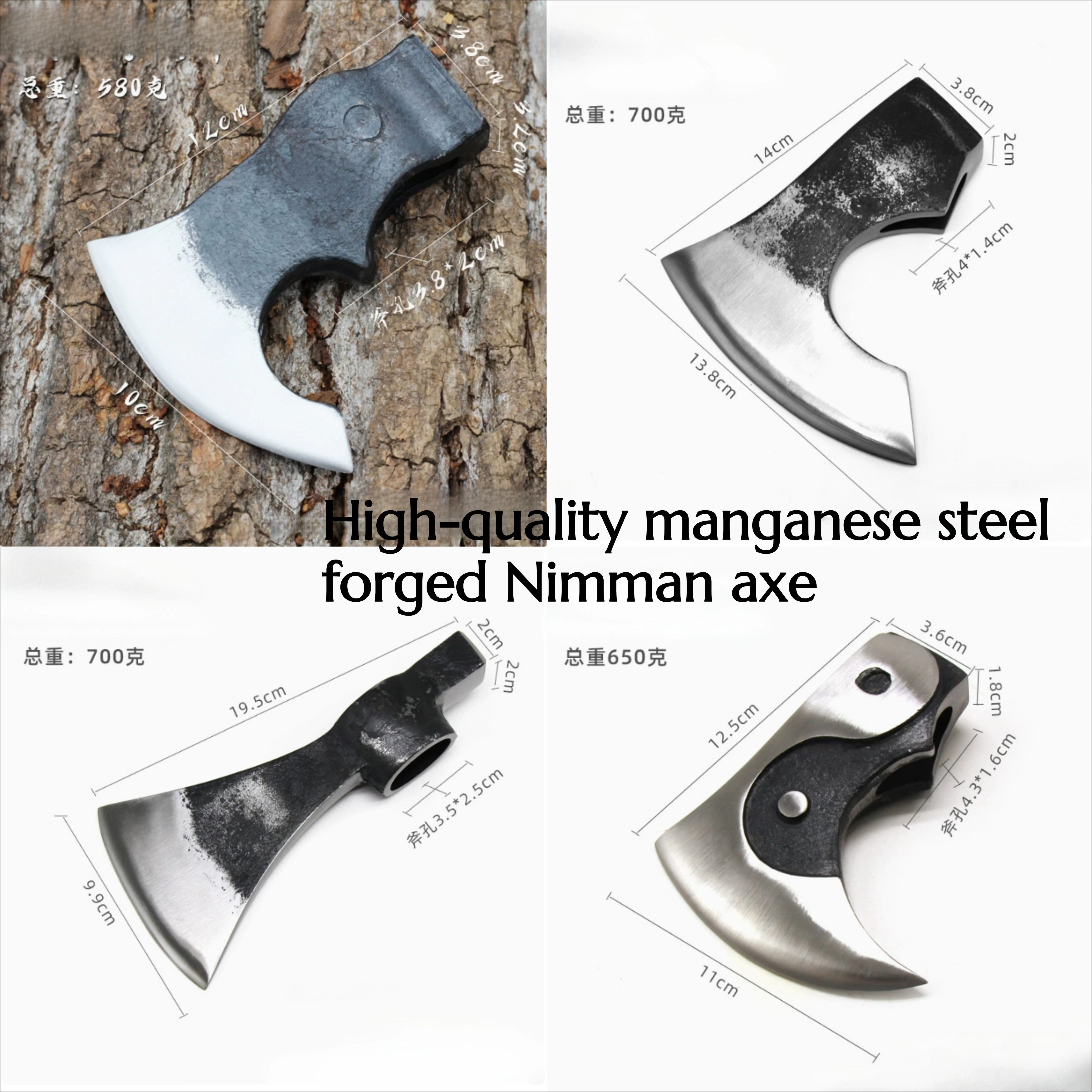 NEW High Quality Forging Axe Portable Outdoor Camping Emergency Tree Felling Household Chopping Tool for Firewood