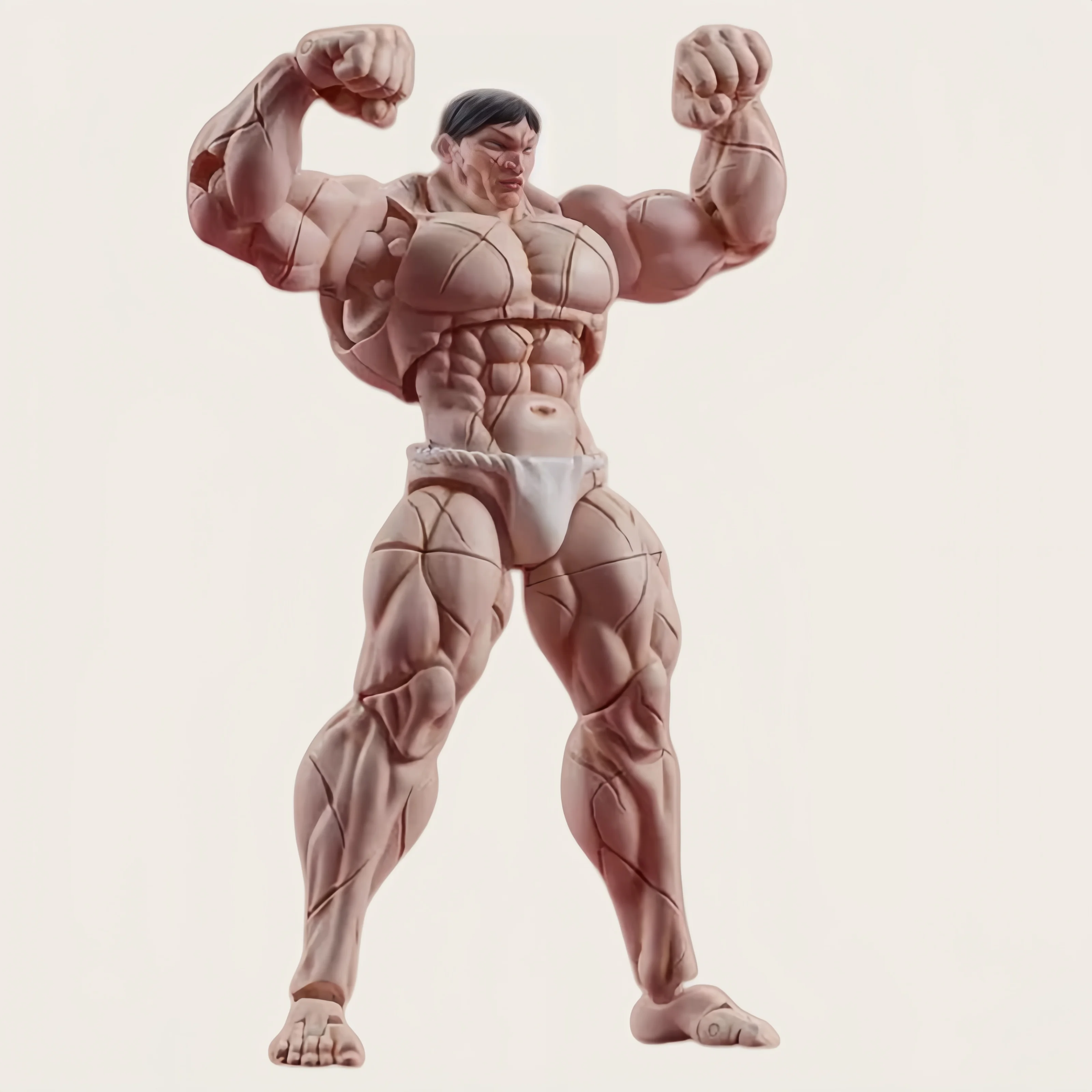 

Original Stock Height Of About 10cm Dig Action Baki Hanayama Kaoru Figurine Desktop Ornament For Collecting Holiday Gifts