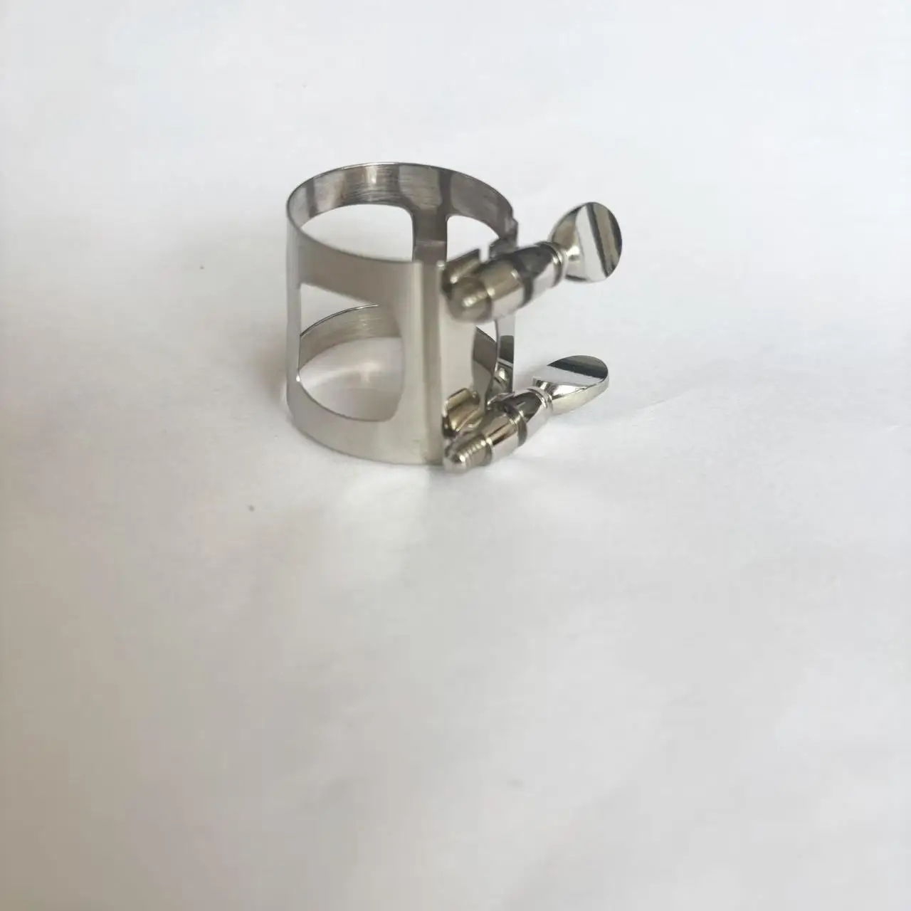Acessórios de fixação de bocal de ligadura de saxofone/celinete banhado a níquel