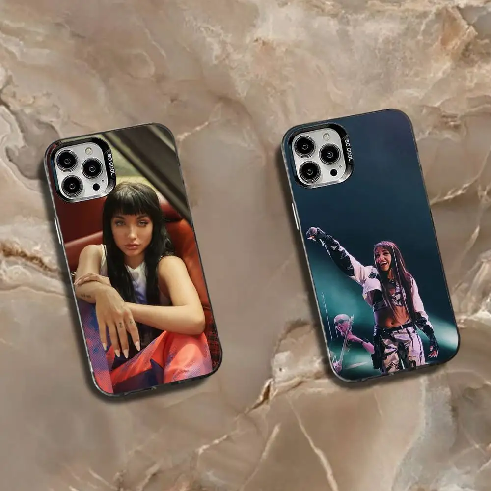 

MARIA B-Becerra Singer Phone Case For iPhone 16,15,14,13,12,11,Mini,Pro,SE,MAX White Matte Shockproof Cover