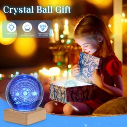 Bola de cristal luminosa 3D