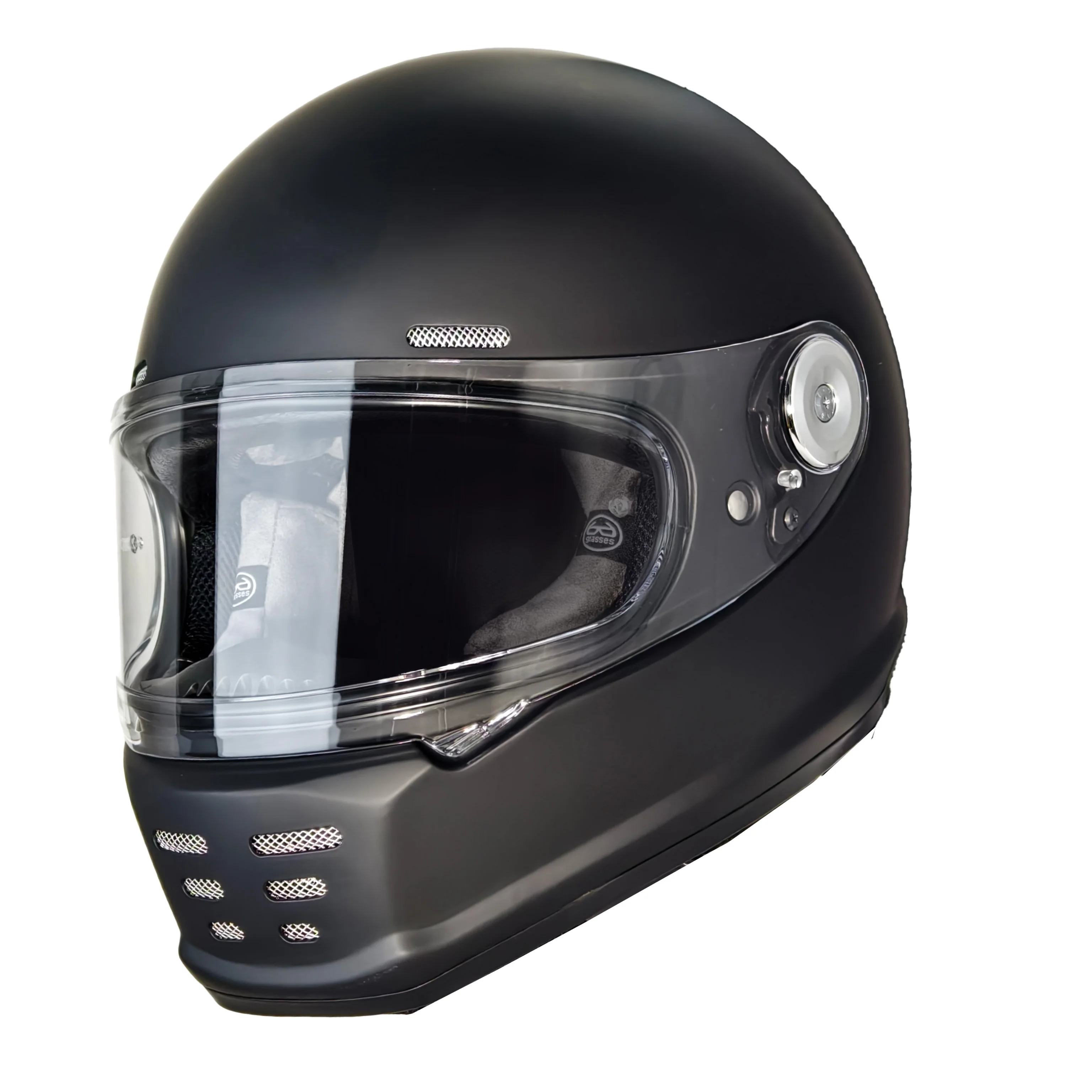 Factory Direct,Vintage Full Face Helmet with Visor - Fiberglass, 3C&DOT Certified