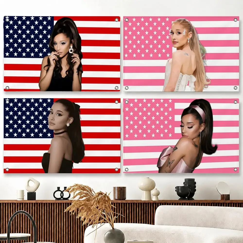 Singer Ariana Grande Flags flag Suitable For Party Club Outdoor Interior Wall Decoration Banner Fans Gift