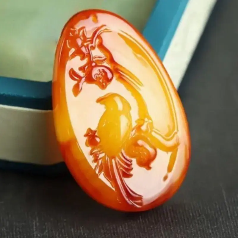 Classic Retro Ethnic Style Second-generation Beeswax Handicraft Pendant, Unisex Daily Jewelry