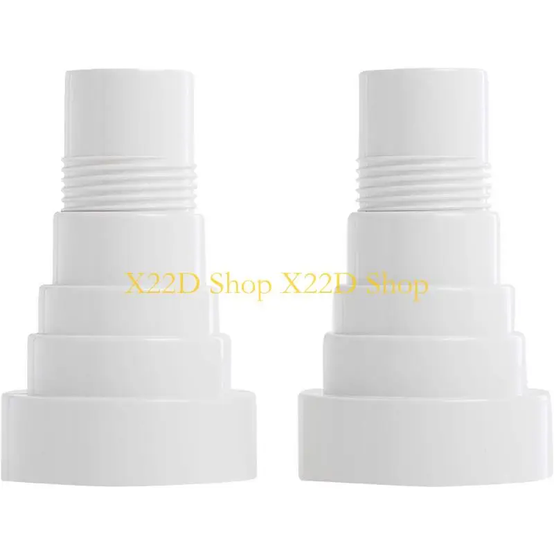 X22D Efficient Pool Filter Hose Adapter Converts ABS Leakproof Hose Fittings Designed For Home And Professional Garden