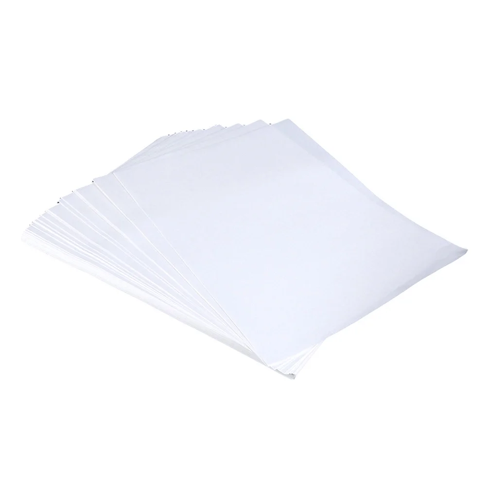 100 Stück T-Shirt-Transferpapier, Sublimation, Sublimation, Wärmetransferpapier, A4, weiß, helle Farbe, schnell trocknend