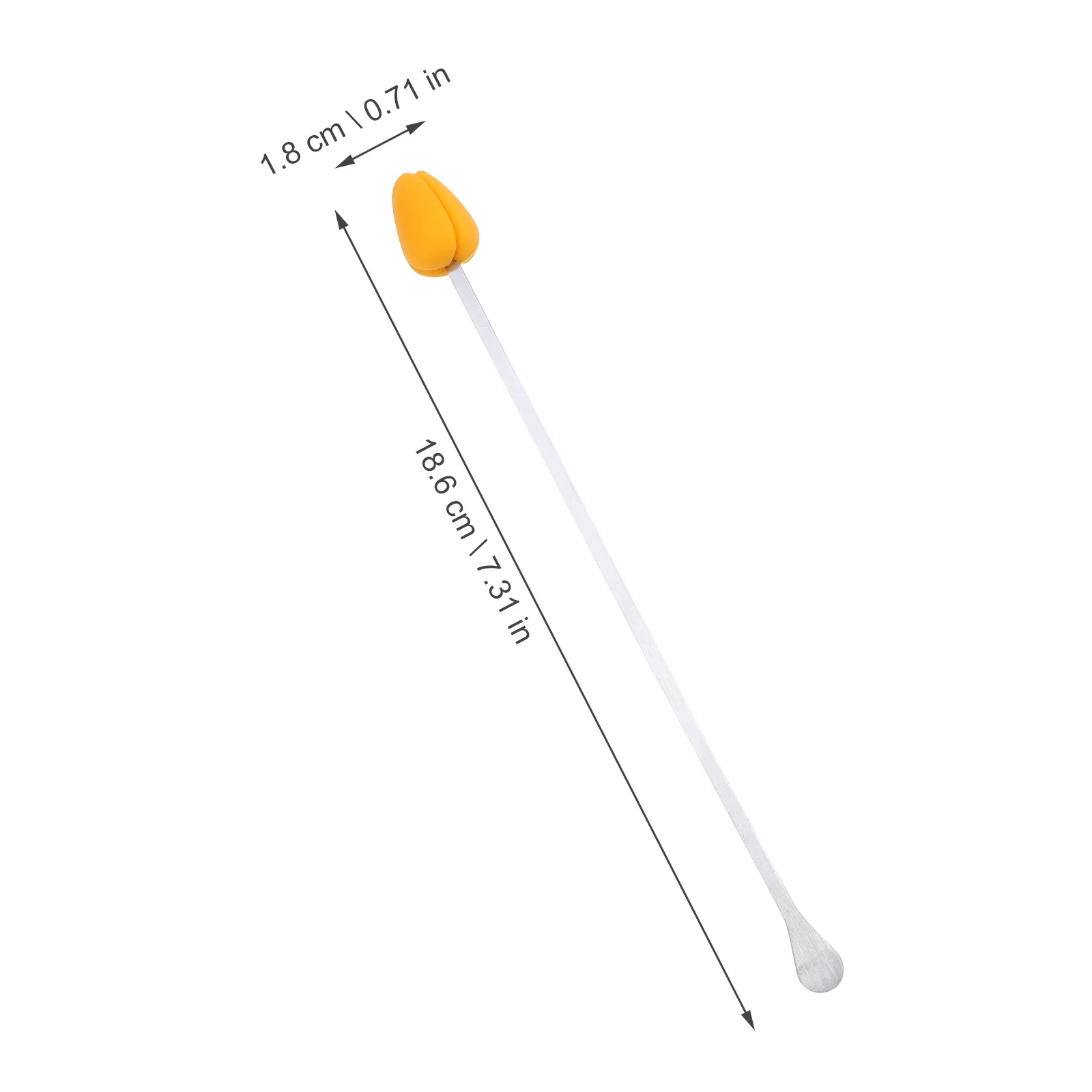 3 قطعة مسحوق الحليب اثارة بار سيليكون خلط عصا المحمولة الفولاذ المقاوم للصدأ اثارة قضيب ل عصير القهوة المثلجة #3