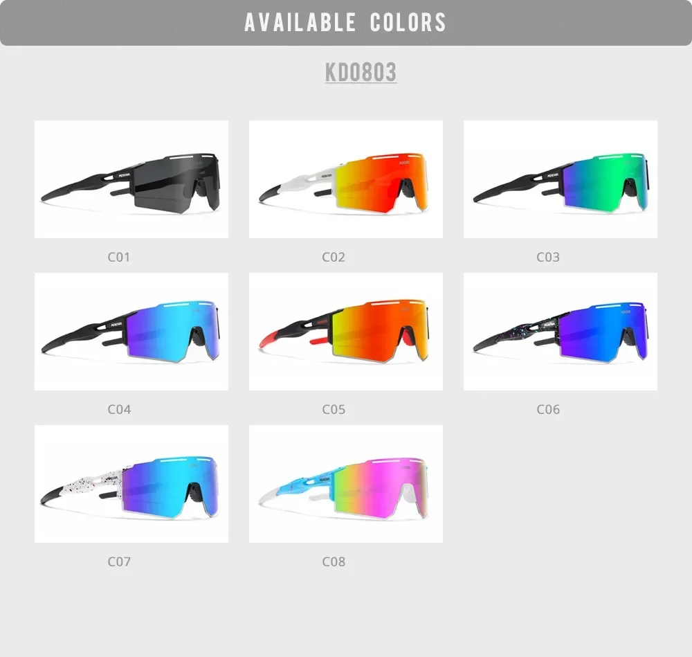 Polarized Cycling Sunglasses, Bicycle Glasses, Outdoor Sports Bike Glasses, Photochromic Goggles