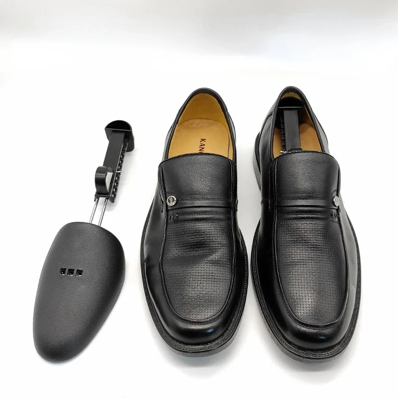 1 Pairs الأحذية نقالة الأحذية شجرة المشكل رف البلاستيك قابل للتعديل طول الرجال/النساء أشجار الأحذية نقالة التمهيد حامل المنظمون