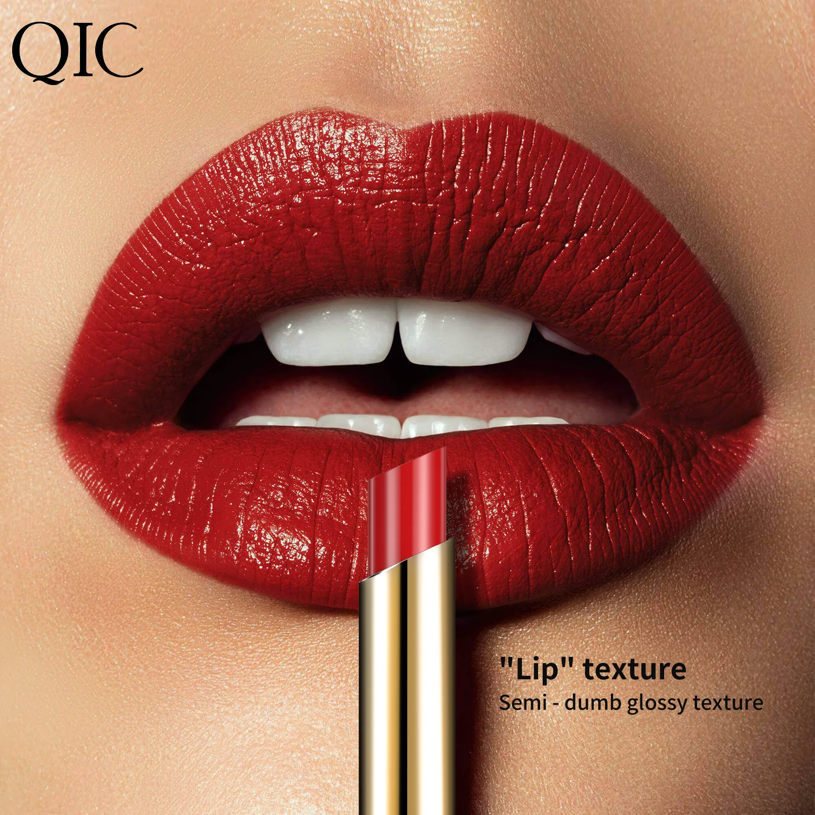 QIC Rossetto Penna per labbra Velluto opaco Matita per labbra Matita Contorno Trucco Rossetto rosso sexy Cosmetici a lunga durata