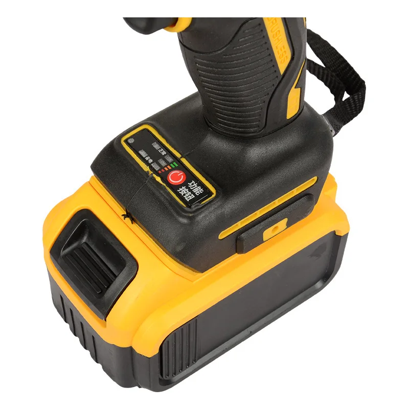 Dewei high-power electric wrench lithium battery high torque brushless electric auto repair impact air cannon for foreign trade