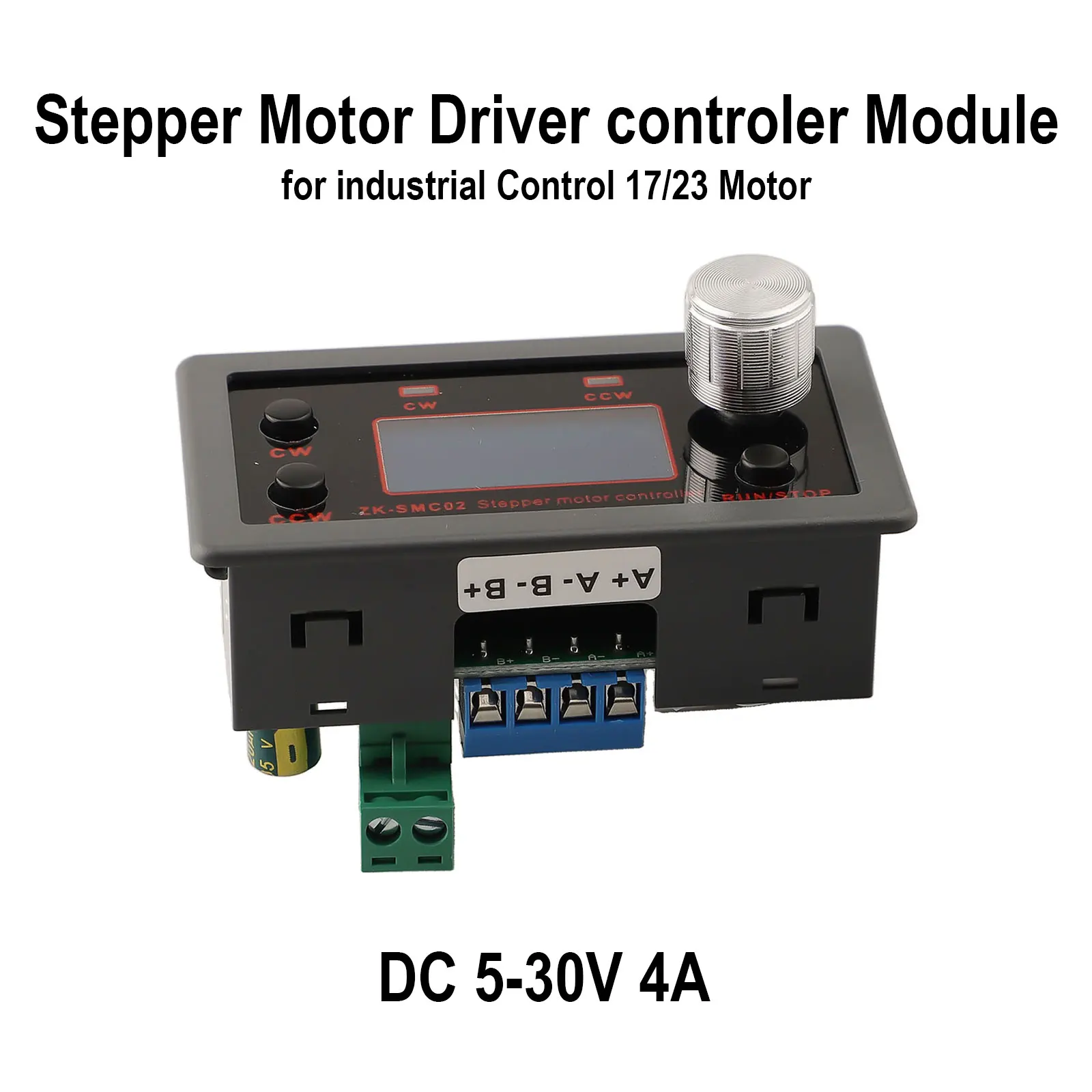 -5 60 Working Temperature Motor Controller Module Distance And Delay Settings Rotation Angle Setting Range 0.1-999 Rpm