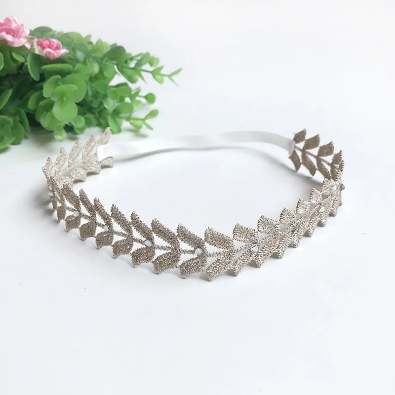 Silvery Baby Headbands for Girl Crystal Toddler Hair Band Solid Infant Turban Newborn Headwear Sweet Baby Hair Accessories