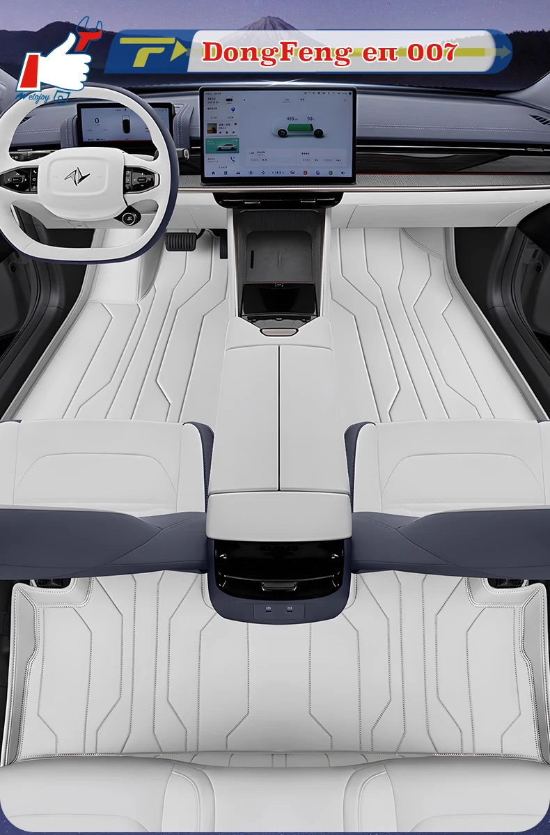 

Left-hand Drive Car Floor Mat For DongFeng eπ 007 2024 Full-Surround Foot Mat Mat Floor Liner Floor Carpet Water-proof Mat