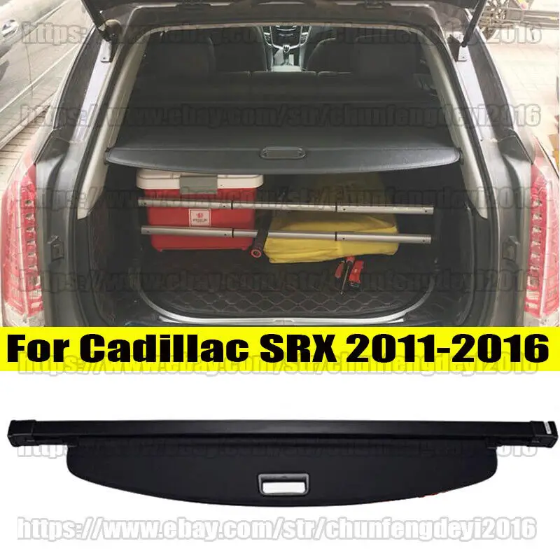 

Black Trunk Shielding Shade Cargo Cover For Cadillac SRX 2011-2016 car accessories