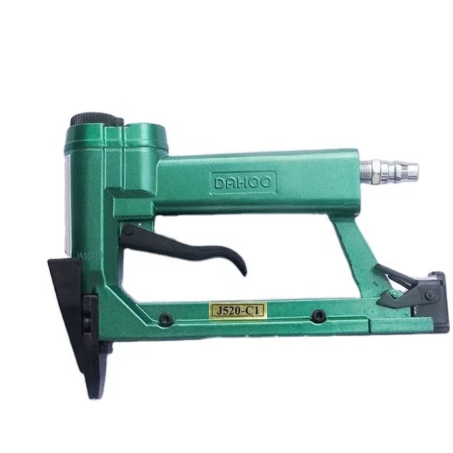 DAHOO Model J520-C1 pneumatic nail gun, frame back plate fixed gas nail gun