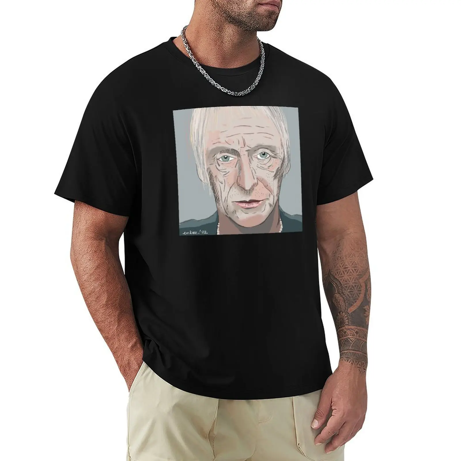 

Paul Weller T-Shirt Big Size Short Sleeve Casual Top