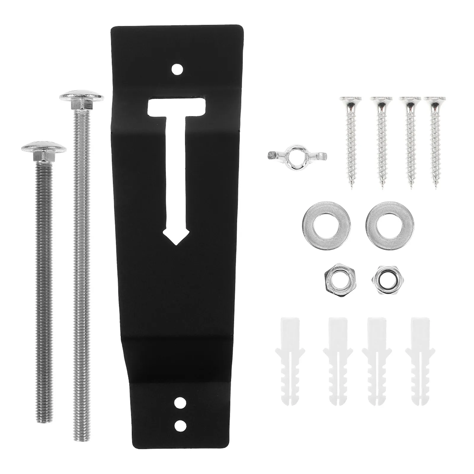 

1Set Wall Mount Spare Tire Carrier Heavy Duty Steel Construction for Enclosed Trailer Secure Storage Space Saving Design Easy