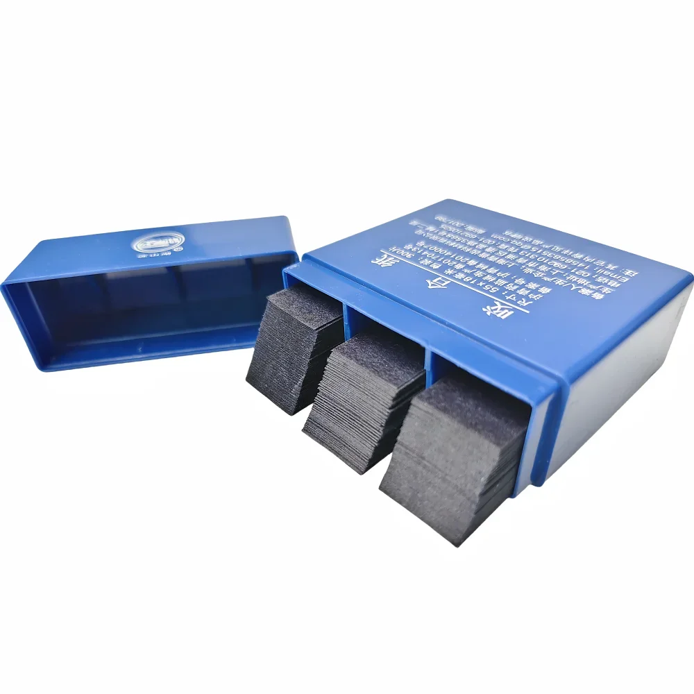 Strisce di carta articolanti dentali 55x18mm per lo sbiancamento dei denti e il controllo occlusale, forniture per odontoiatria ortodontica