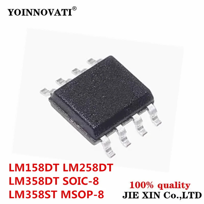 10Pcs New LM158DT LM158 LM258DT LM258 LM358DT LM358 SOIC-8 LM358ST MSOP-8 Low Power Dual Operational Amplifier module In Stock