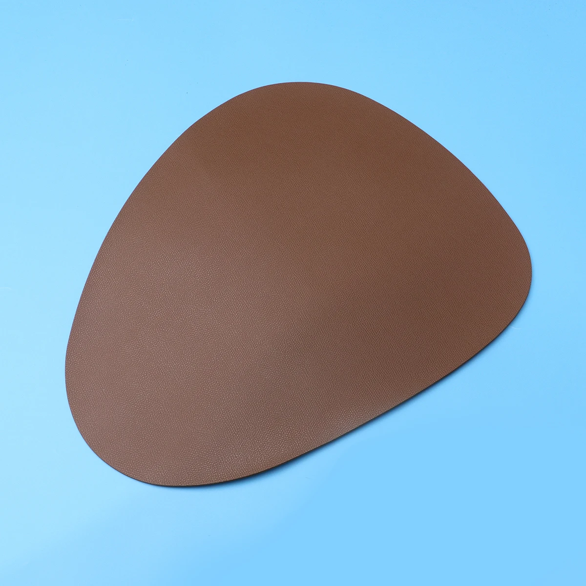 

PU Placemats Coasters Heat Insulation Table Mats Waterproof Dish Mat Brown Lightweight Anti Slip Easy Clean