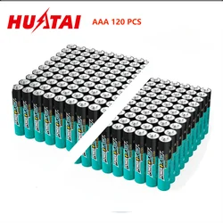 HUATAI PowerFlash AAA 120 pcs Alkaline Long-Lasting Batteries, triple A, LR03 High-performance Battery for Home, Work