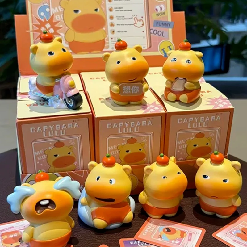 

Новая милая глухая коробка с рыбой-фугу, ниша, милый супер милый маленький орнамент в штучной упаковке, настольный высокое качество, креативный сюрприз, праздничный подарок