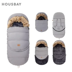 0-36 Months Baby Stroller Footmuff Removable Winter Warm Thicker Envelope For Discharge Universal Pram Baby Stroller Accessories